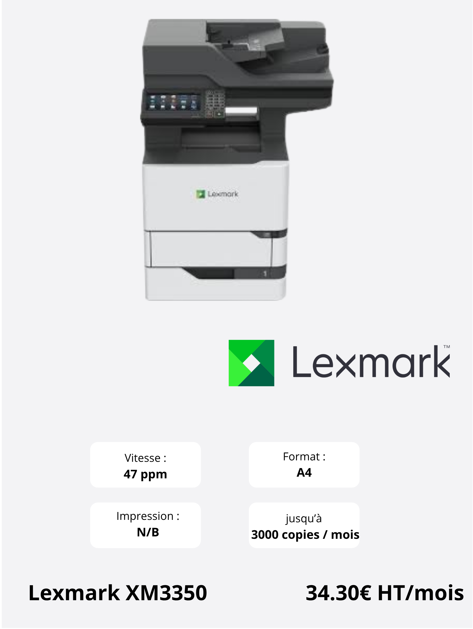 Lexmark XM3350