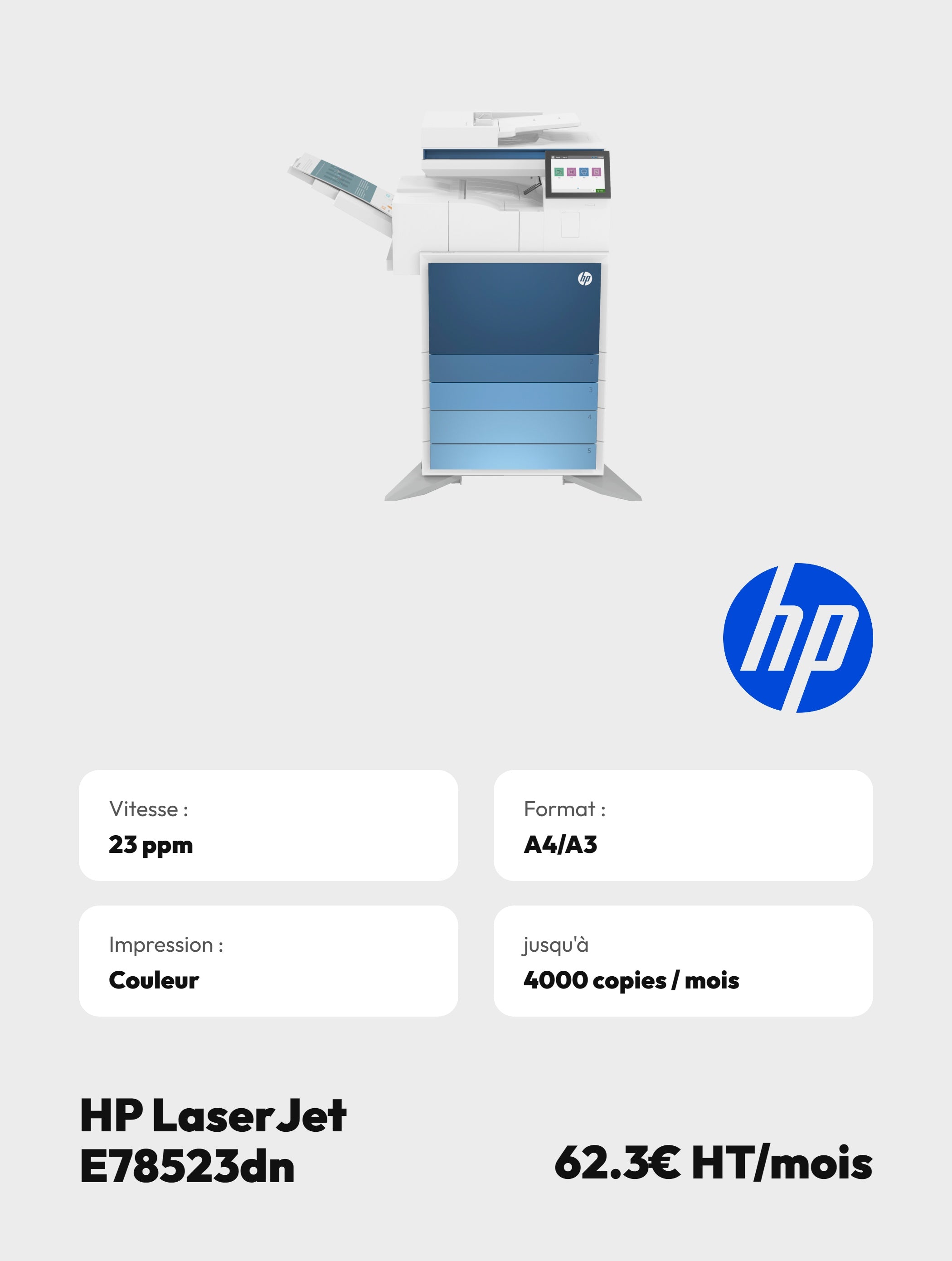 HP LaserJet E78523dn