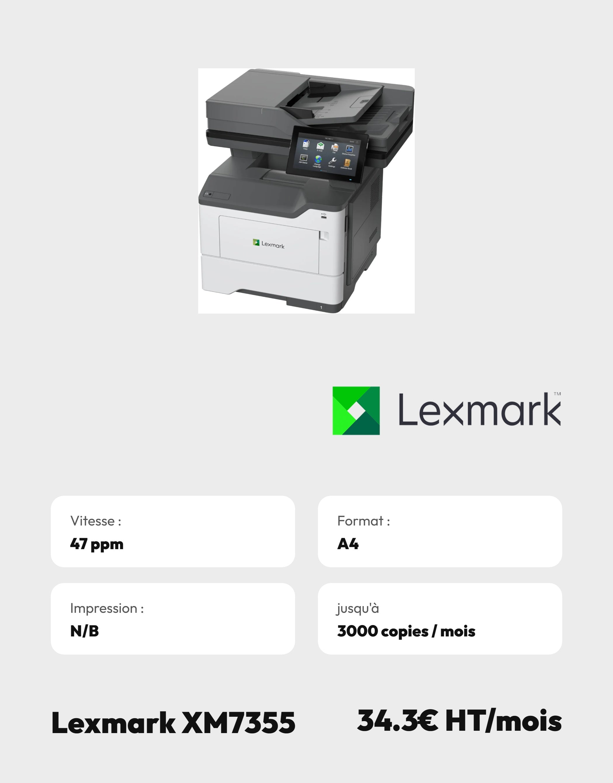 Lexmark XM3350